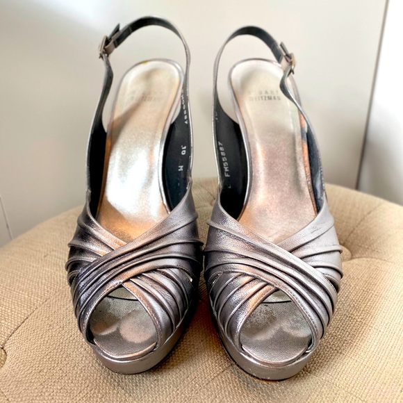 Stuart Weitzman Platform Slingbacks - Picture 1 of 6